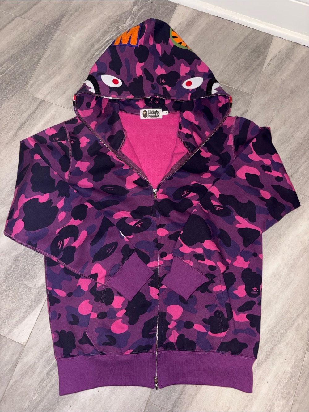 Bape purple Hoodie !LEGIT!